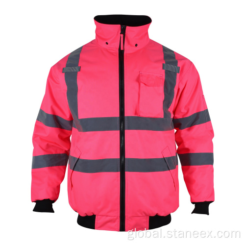 High Visibility Coats & Jackets Women Black Bottom Thermal Safety High Visibility Jacket Manufactory